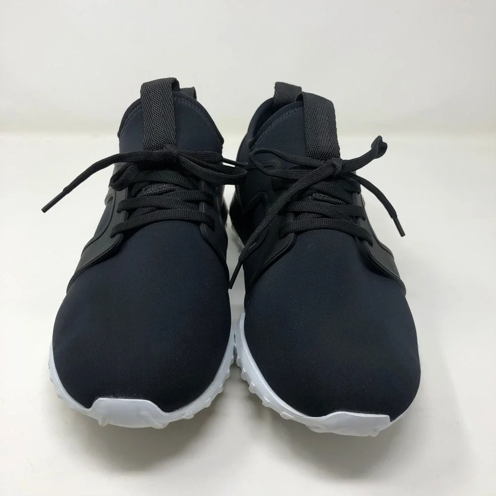 Moncler Emilien Rubber Leather Trim Neoprene Sneakers‎ Mens 41 US 8 Black